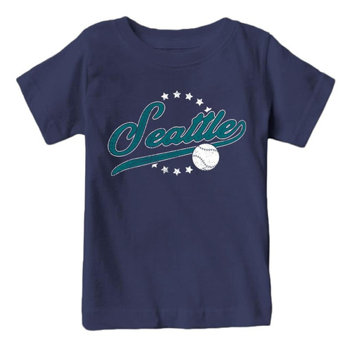 Camiseta Vintage Para Fanáticos De Seattle Baseball (camisa 