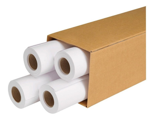 Rollo Plotter Buje 2 Pulgadas 80gr 91x50mts Papel Obra Prem