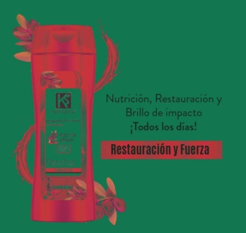 Kerashine Shampoo Restauración Y Fuerza Óleo De Argán 650ml
