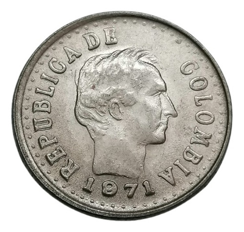 Colombia Moneda 20 Centavos 1971