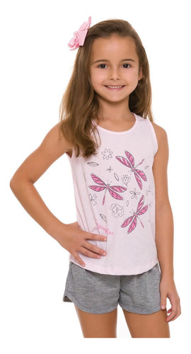 Pijama Infantil Menina Daisydays Evanilda 0032 - Tam 4 À 10