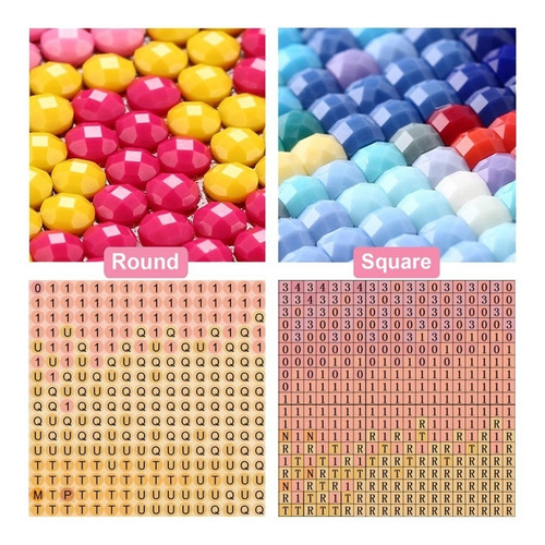 Pintura Com Diamantes-diy 5d Strass- A Bela E A Fera 4-30x40