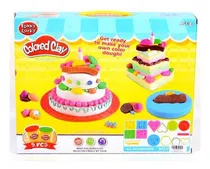 Comprar  Masas Set Pastel De Cumpleaños Plastilina Para Modelar Mpuy