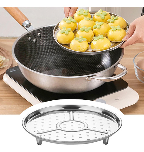 Soporte Para Vaporera De Cocina Cesta De Vapor Plegable Sopo