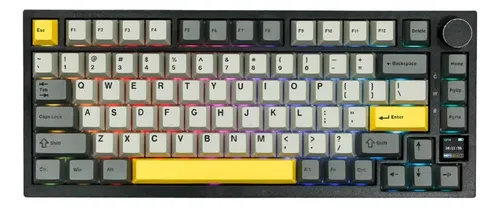 Teclado Ajazz Ak820 Pro Gamer 75% Compacto 81 Teclas