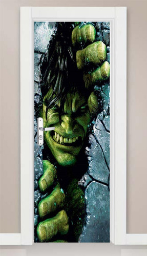 Combo 2 Adesivo Personagens Hulk + Deadpool - 170x47 Cm