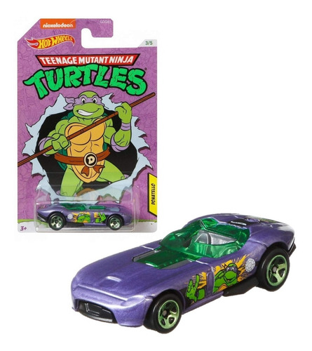 Donatello 3/5 Hot Wheels Teenage Mutant Ninja Turtles 