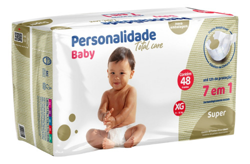 Eurofral Personalidade Total Care fralda XG 48 unidades