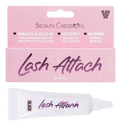Beauty Creations Lash Attach Color Negro