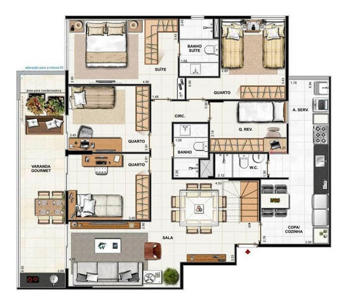 Imagem 11 de 12 de Apartamento À Venda No Bairro Freguesia (jacarepaguá) - Rio De Janeiro/rj - O-18332-30504
