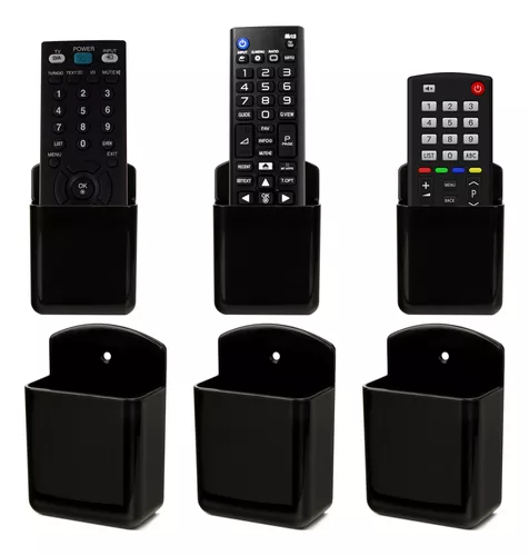 Soporte para mando a distancia, soporte para control de TV, organizador de  mesa de TV, contenedor de control remoto, soporte de control remoto para