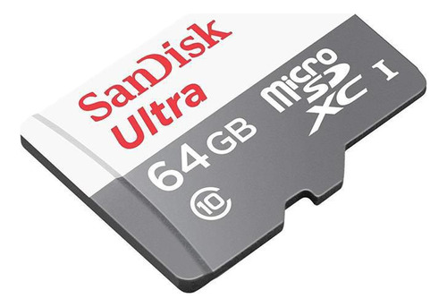 Memoria 64gb Micro Sd Cl10 80mb/s Ultra Sdsquns Sandisk