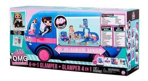 Lol Surprise Glamper Azul 4 En 1 No Incluye Muñeca (Usado)