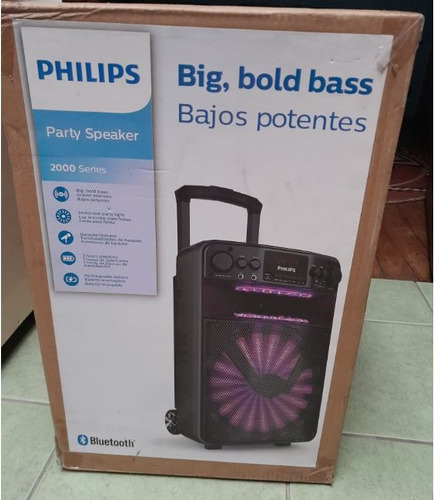 Parlante Portatil Philips Tax2706/77 Karaoke Bluetooth 40w