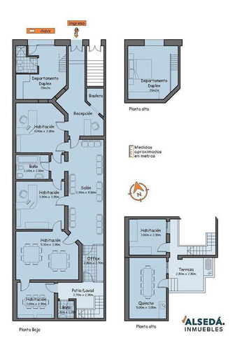 Imagen 17 de 19 de Casa / Oficina - Ideal Instituciones - Con Departamento De 1 Dormitorio