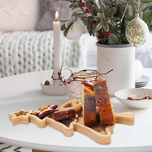 Plato Con Forma De De Navidad, Postre De De Navidad, Plato