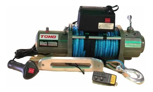 Malacate Electrico 4536kg Kit Control Remoto Cable De Plasma