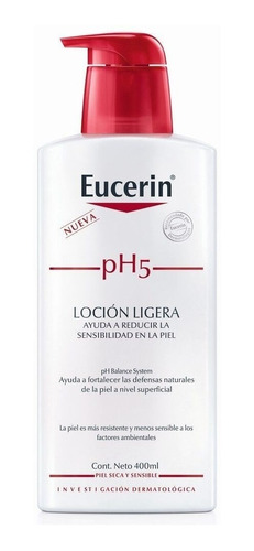 Eucerin Ph5 Loción Corporal Ligera 400ml Reduce Sensibilidad