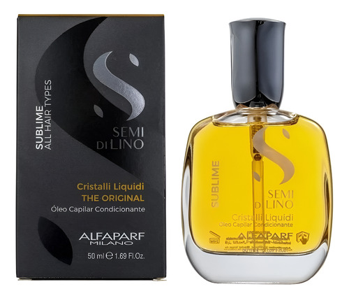 Serúm Puntas Cristalli Liquidi Alfaparf Semi Di Lino 50 Ml