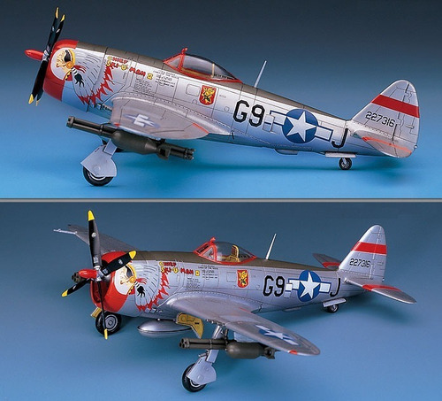 Imagem 3 de 3 de P-47d Bubble Top - 1/72 - Academy 12491