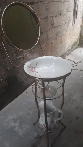 Lavabo De Porcelana Antiguo 