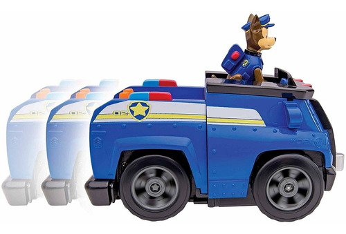 Paw Patrol Patrulla Cachorros Chase Carro Con Sonidos