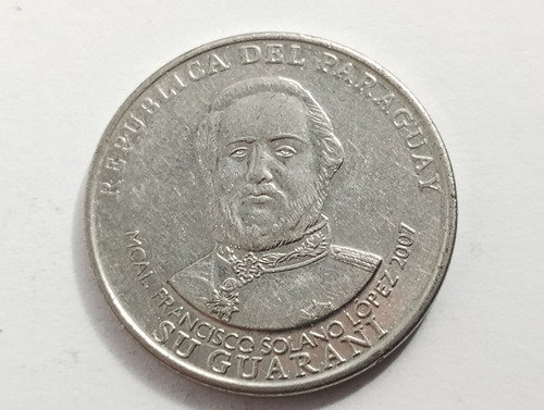 Moeda 1000 Guaranies 2007 Paraguay Mbc (Usado)