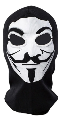 Máscara Pasamontaña Vendetta Disfraz V Venganza Anonymous
