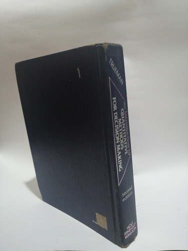 An Introduction To Quantitative Methods For Decision Making (Usado)