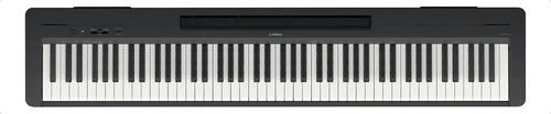 Piano digital Yamaha P Series P-145B negro con terminación plástico 88 teclas