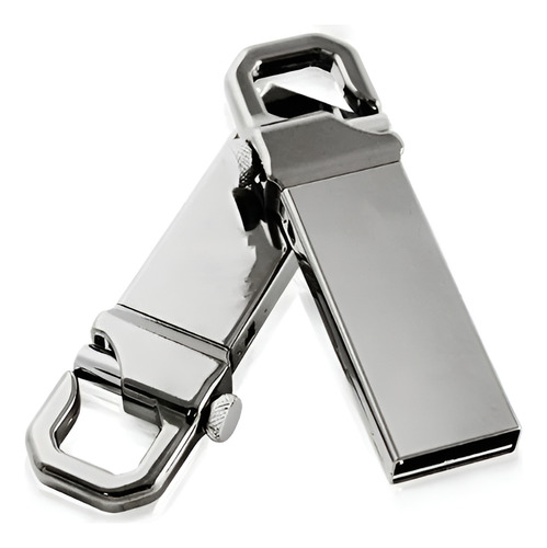 Pendrive 2tb 3.0 Color Plateado Generico