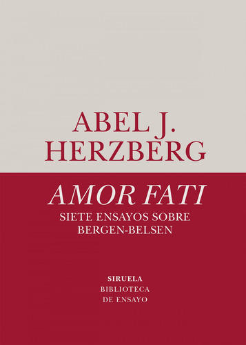 Libro Amor Fati. Siete Ensayos Sobre Bergen-belsen
