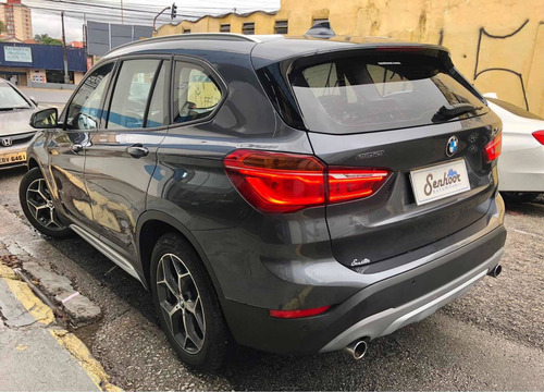 Imagem 6 de 15 de Bmw X1 2.0 Sdrive 20i X-line Cinza + Teto Panorâmico - 2017