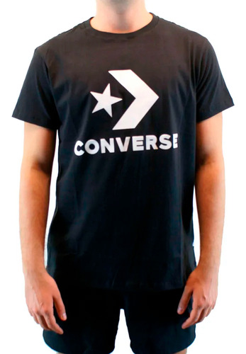 Remera Mujer Converse Nova Negro Jjdeportes