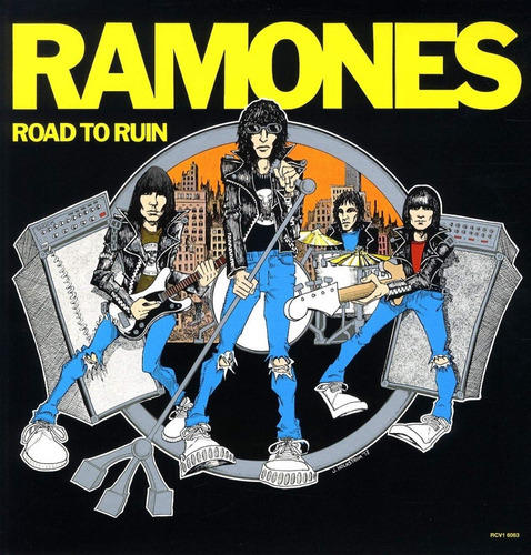 Ramones Road To Ruin Vinilo Limitado Azul Nuevo Importado