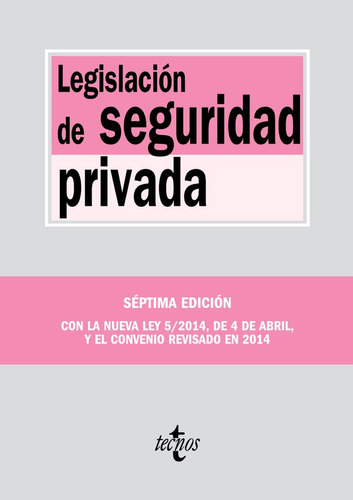 Legislación De Seguridad Privada (libro Original)