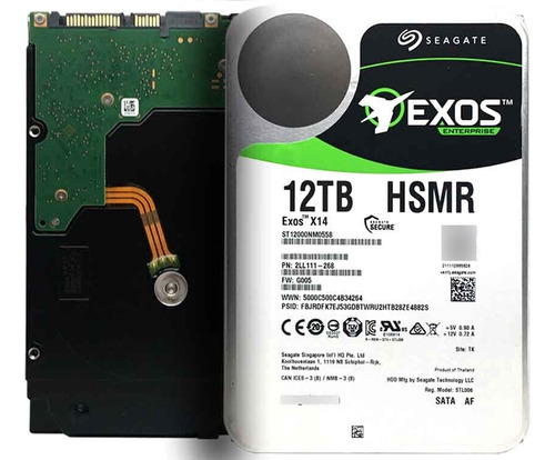 Seagate Exos X14 12tb Sata 6gb/s 7200rpm 3.5 