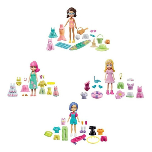 Polly Pocket Super Kit De Moda Acuático