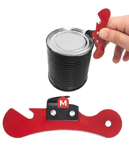 Set X 20 Abrelatas Uña Destapador Rojo Metal Abre Lata