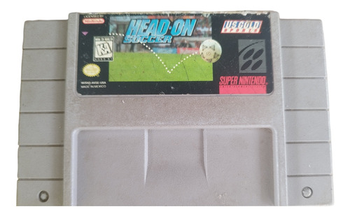 Videojuego Head On Soccer Súper Nintendo Snes Futbol