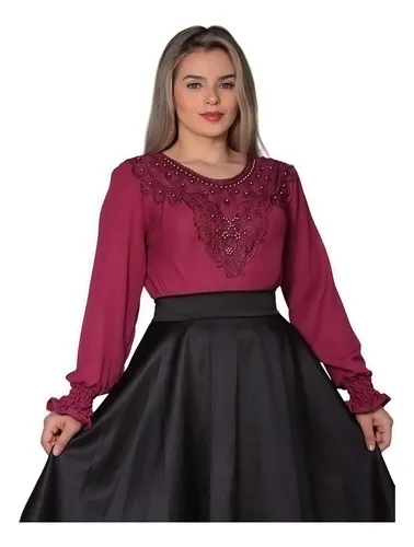 Blusas femininas on sale evangelicas mercado livre