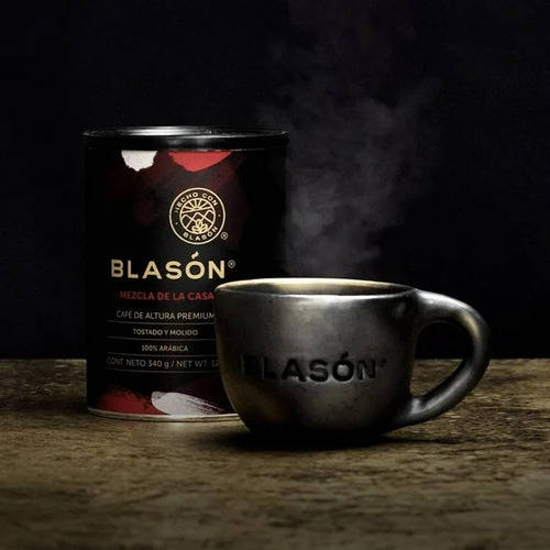 2 Pzs Café Blasón Mezcla De La Casa Tostado Y Molido 340 G