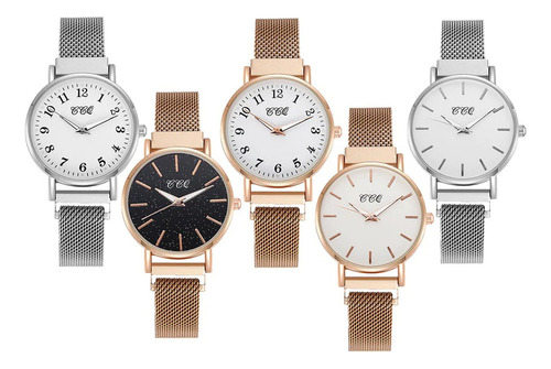 10ud Relojes Mujeres Correa Milano Hebilla Magnética Mayoreo