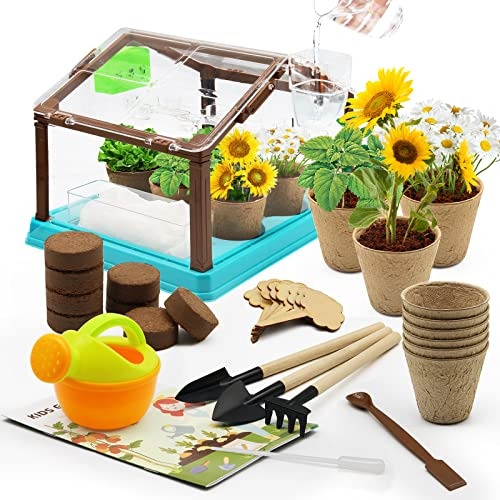 Set De Jardinería Niños, Kit De Crecimiento De Planta...