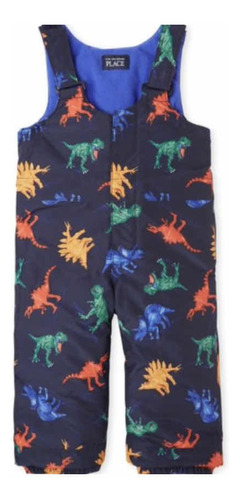 Pantalón Para Nieve Dinosaurio Niños Talle 2 Años Nuevo