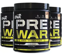 Comprar 3 Pre War Ena Energizante Fuerza Potencia Pre Entrenamiento Sabor Limonada