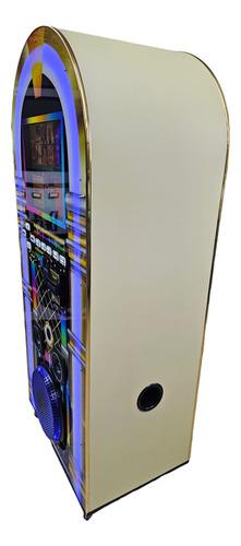 Maquina Karaoke E Musica Retro 2x1 Com Noteiro E Moedeiro Wa Cor Bege 127 220v Chave Seletora
