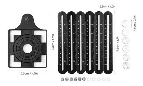 Enhanced Multi-angle Ruler Angle Adjustment Ring