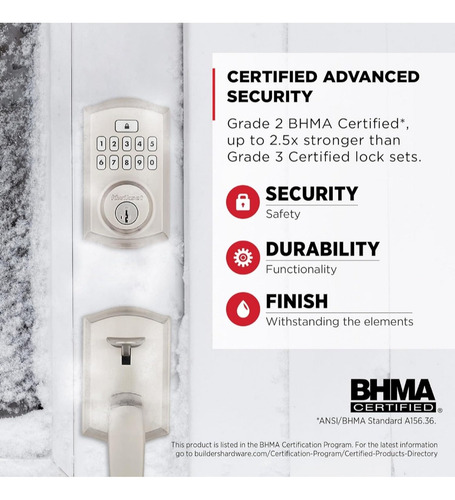 Cerradura Electrónica Kwikset Smartcode 260