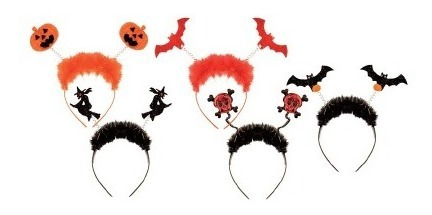 Cintillos Bruja/calabaza/araña/murcielago